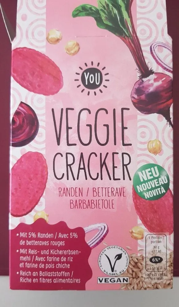 Veggie crachers betterave