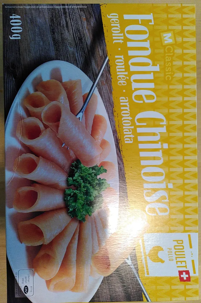 Fondue Chinoise Poulet