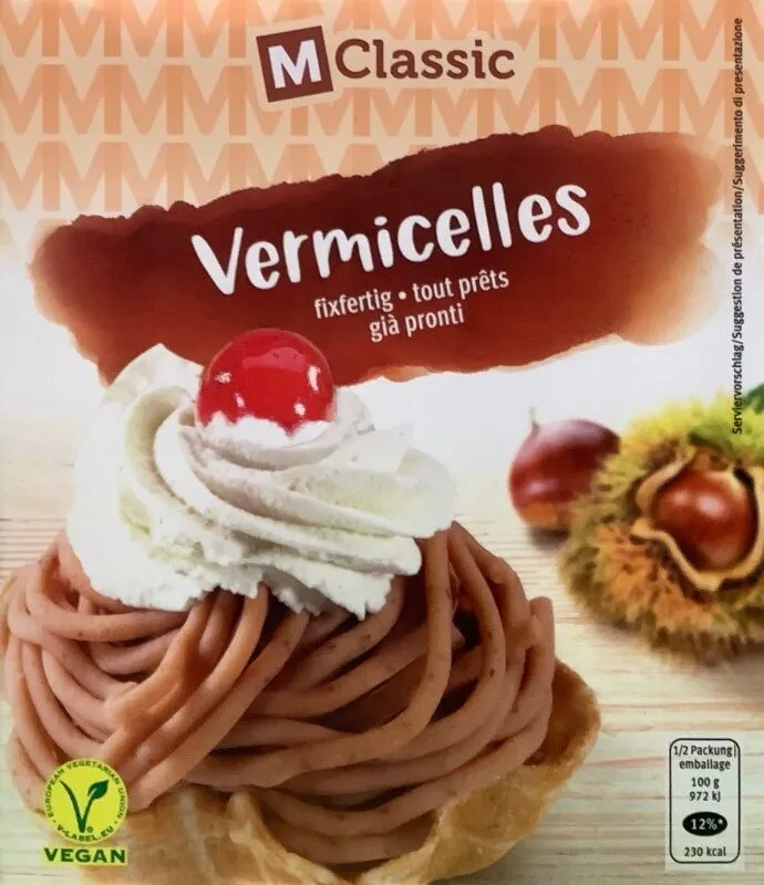 Vermicelles fixfertig