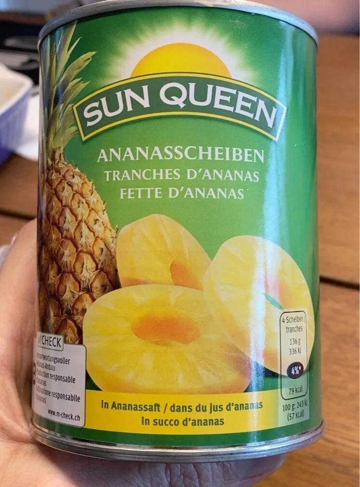 Tranches d’ananas