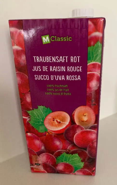 Traubensaft rot