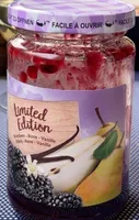 Confiture Mûre Poire Vanille
