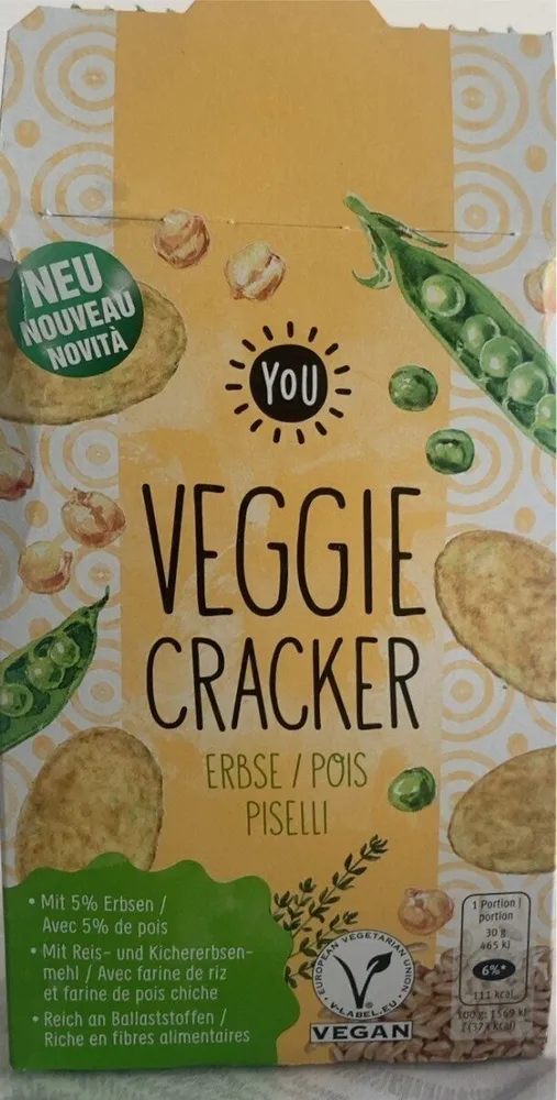 Veggie Cracker Erbse