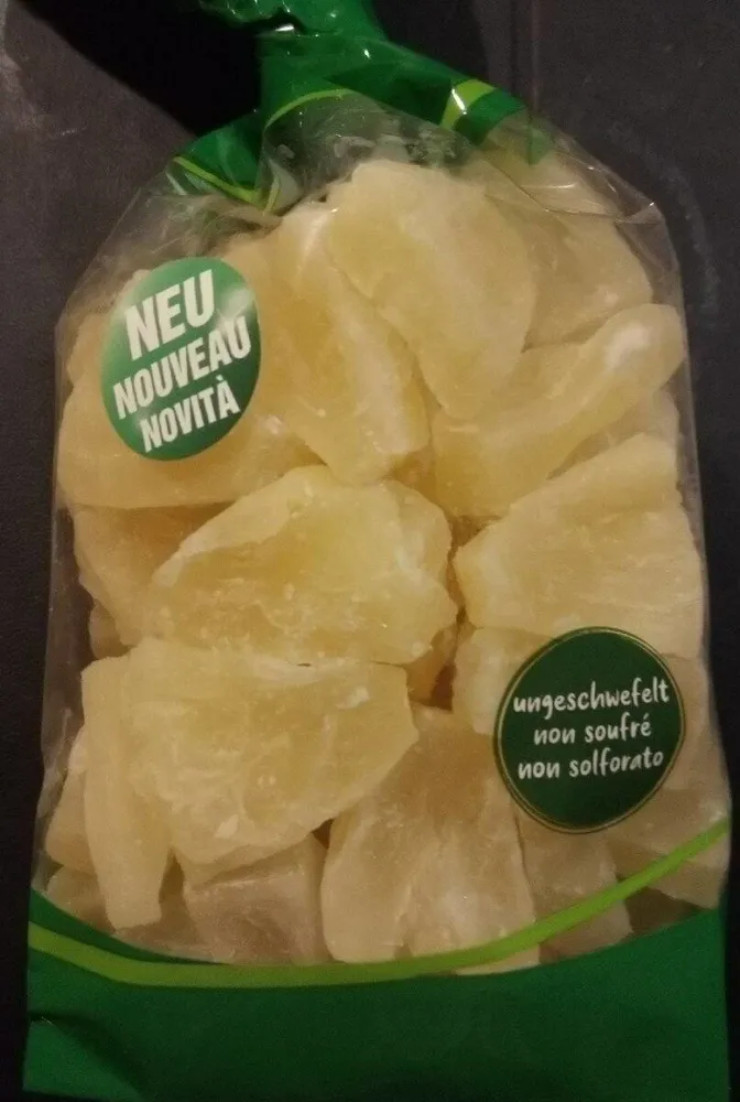 Ananas séché, sucré