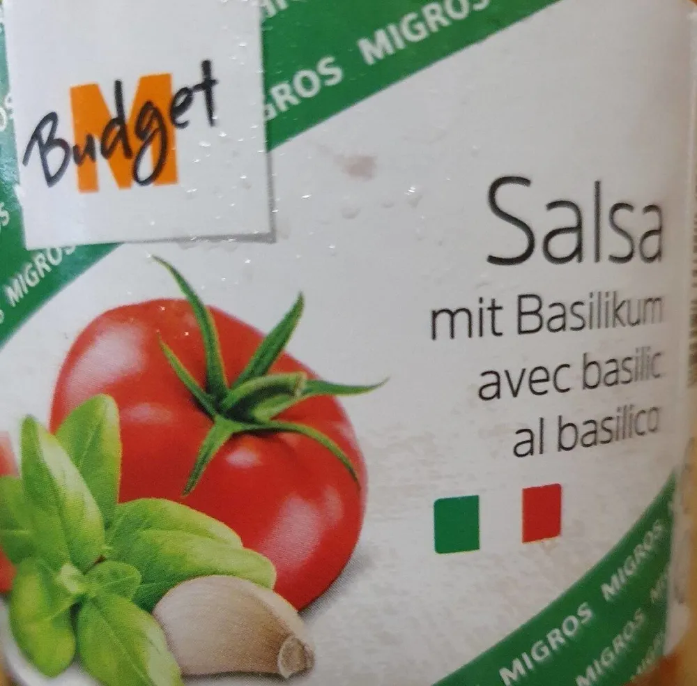 Salsa mit Basilikum