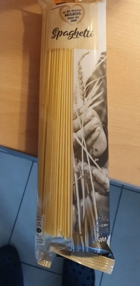 Spaghetti Migros produit avec amour