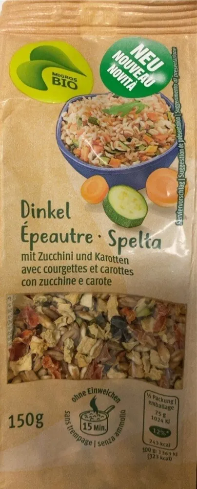 Épeautre avec courgettes et carottes