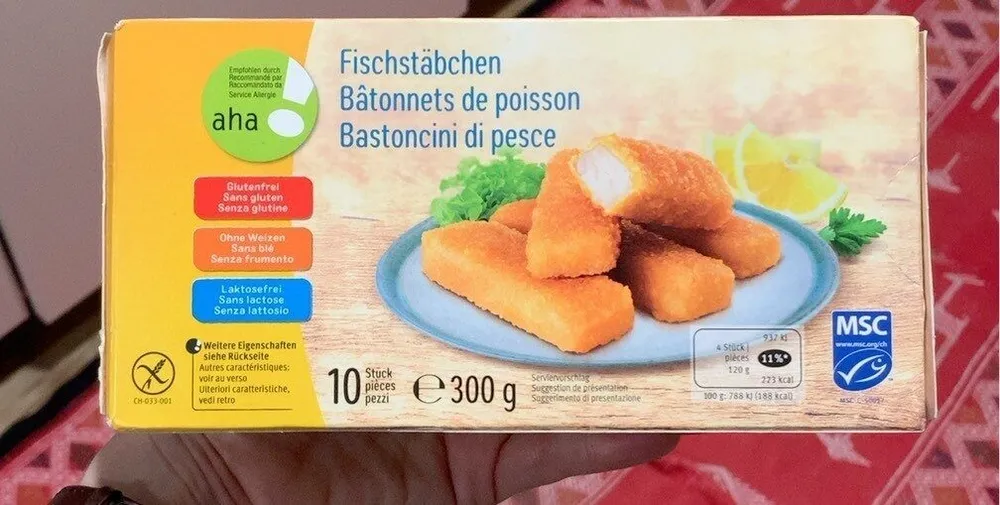 Bâtonnets de poisson