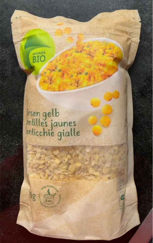 Lentilles jaunes