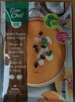 Soupe courge gingembre coco