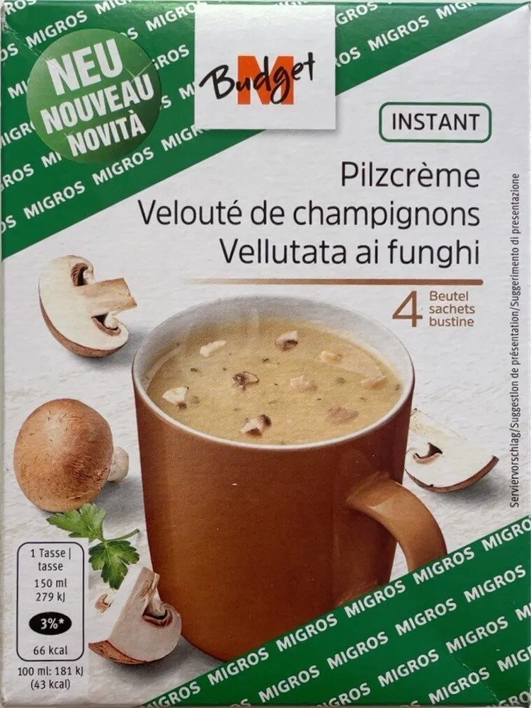 Velouté aux champignons