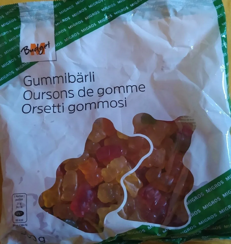 Ourson de gomme
