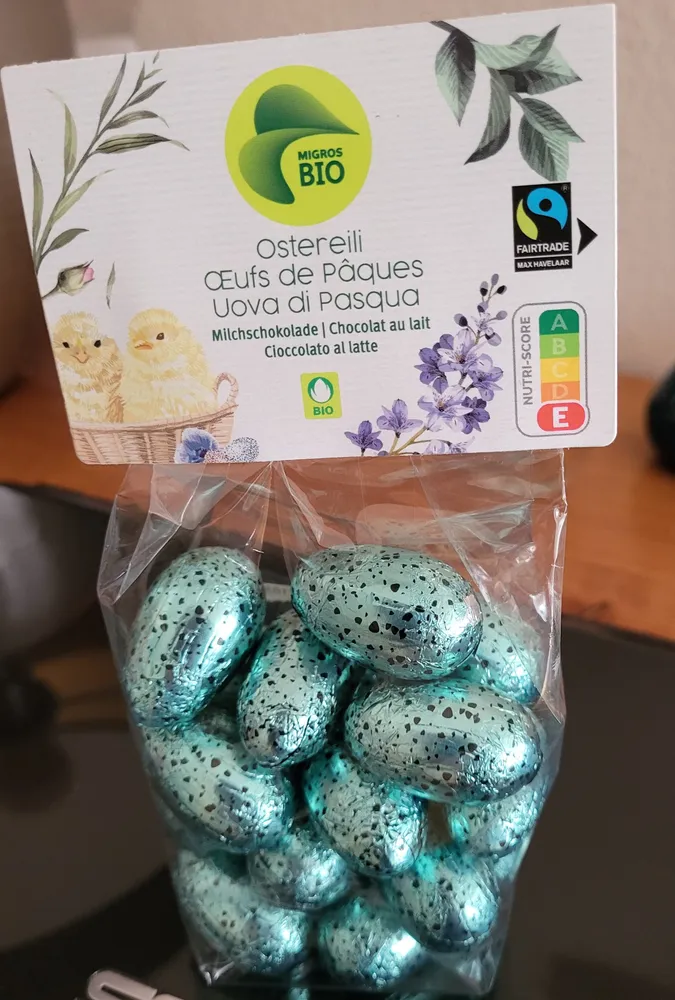 Oeufs de Pâques chocolat au lait