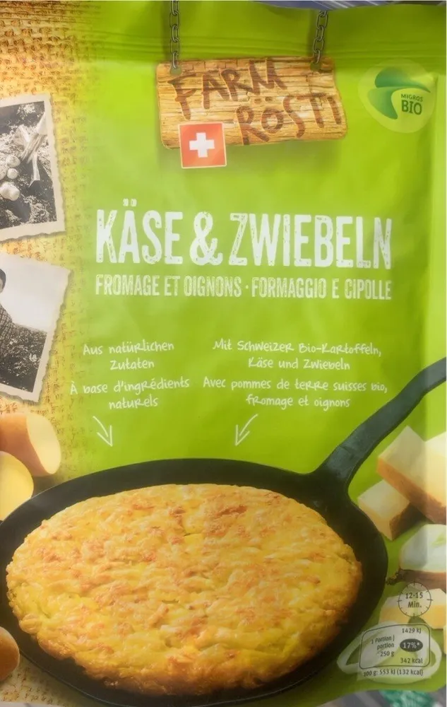 Käse & zwiebeln rösti