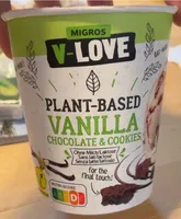 Plant based vanilla chocolate and cookie
