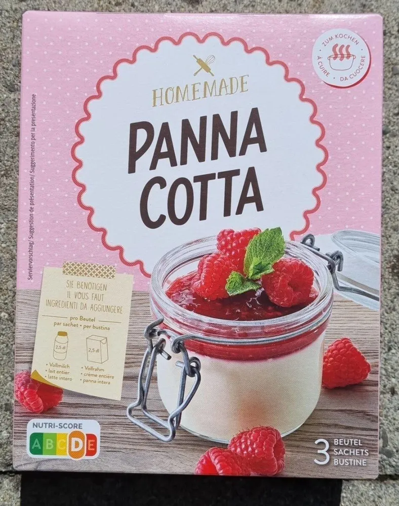 Homemade Basis-Crèmepulver für Panna Cotta