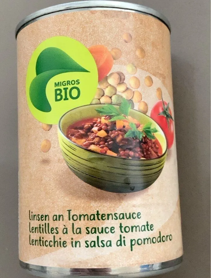 Linsen an Tomatensauce