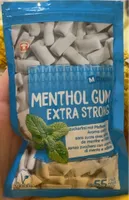 Menthol gum extra strong