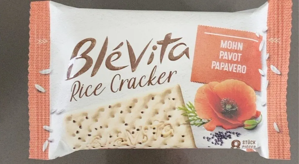 Rice cracker pavot