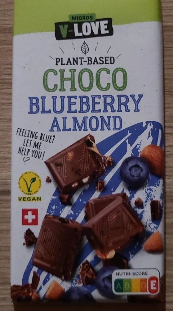 Plant-Based Choco Blueberry Almond