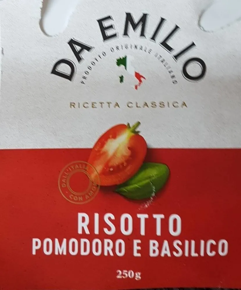 Da Emilio Risotto pomodore e basilico