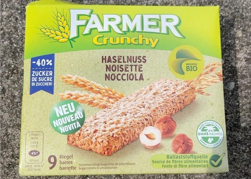 Farmer crunchy noisette