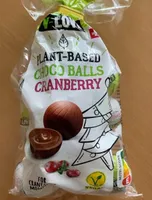 Plant-Based Choco balls cranberry