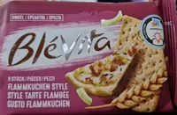 Style tarte flambée - biscuits à l'épeautre
