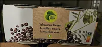 Lentilles noires bio