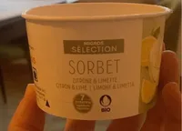 Sorbet citron et lime