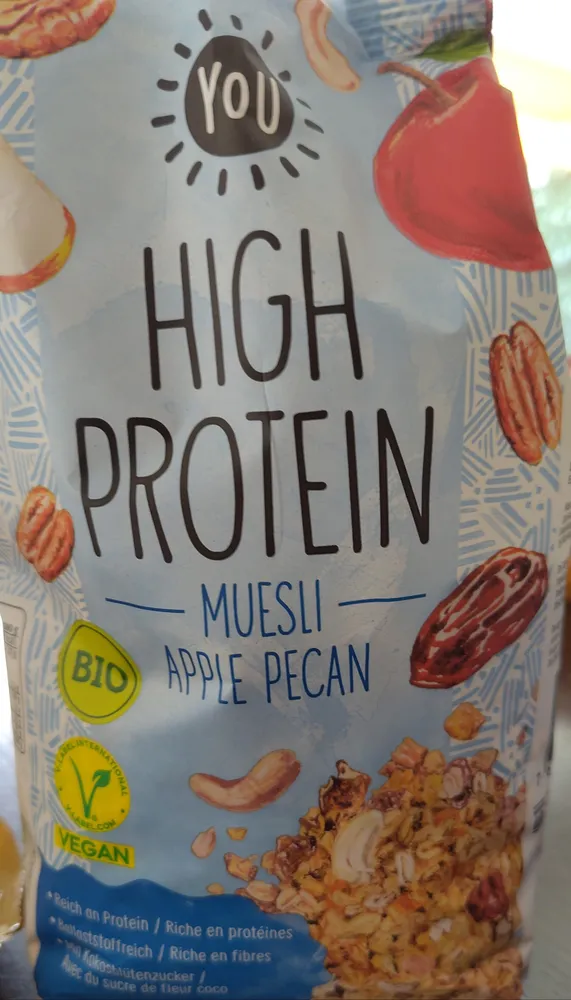 High protein muesli Apple pecan