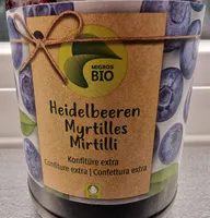 Heidelbeeren / Myrtilles / Mirtilli, Konfitüre extra / Confiture extra / Confettura extra