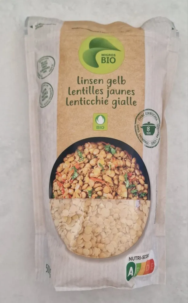 Linsen gelb