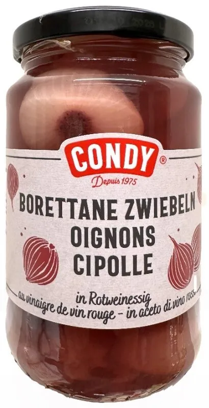 Borettane Zwiebeln in Rotweinessig