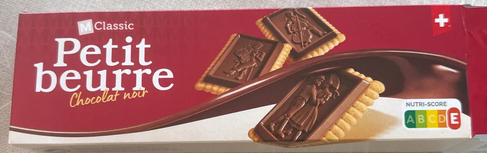 Petit beurre chocolat noir