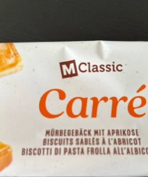 Carré abricot