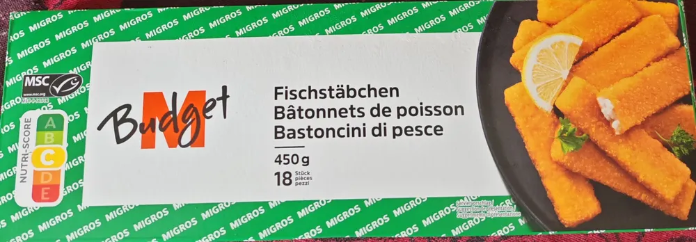 bâtonnets de poisson