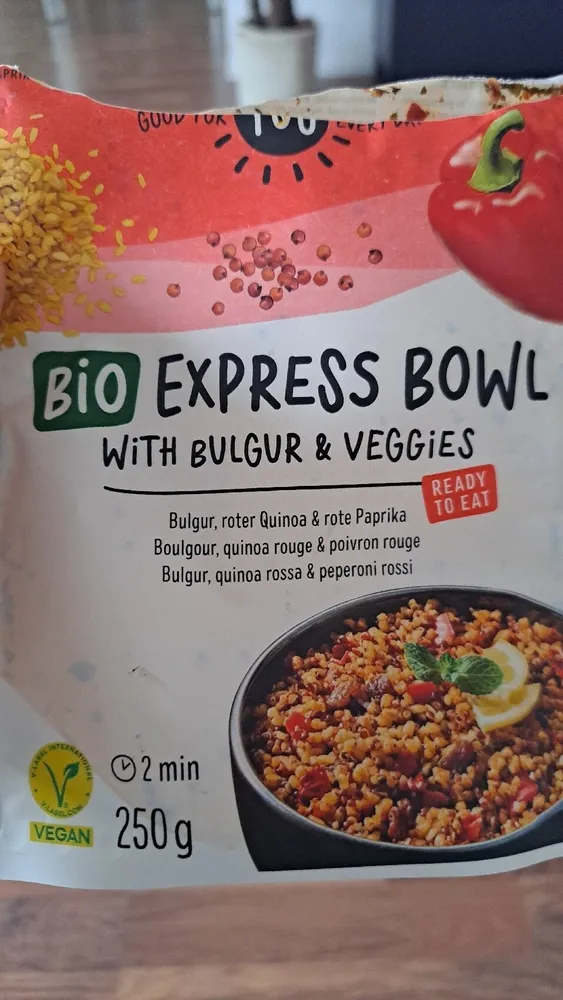 Bio Express Bowl With Bulgur & Veggies