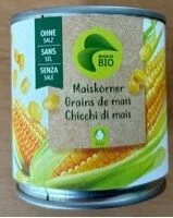 Maiskörner ohne Salz