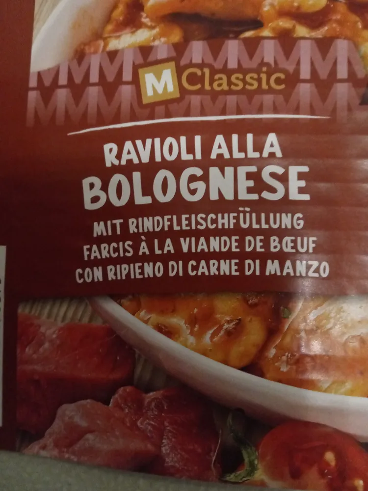 Ravioli alla Bolognese mit Rindfleischfüllung