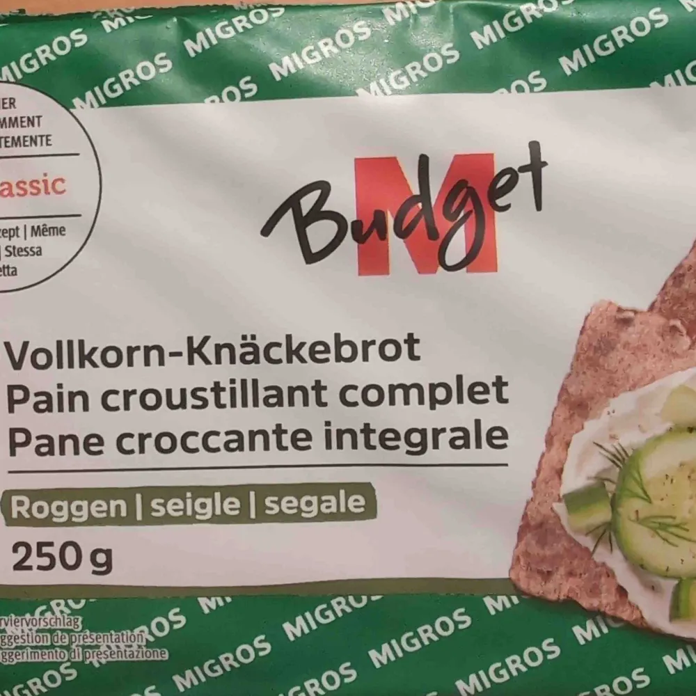 Vollkorn Knäckebrot