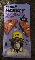Funky Monkey Triple Chocolate Cookies