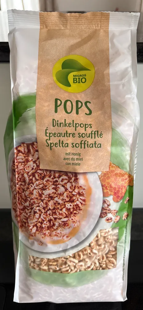 Pops Dinkelpops Épeautre soufflé Spelta soffiata