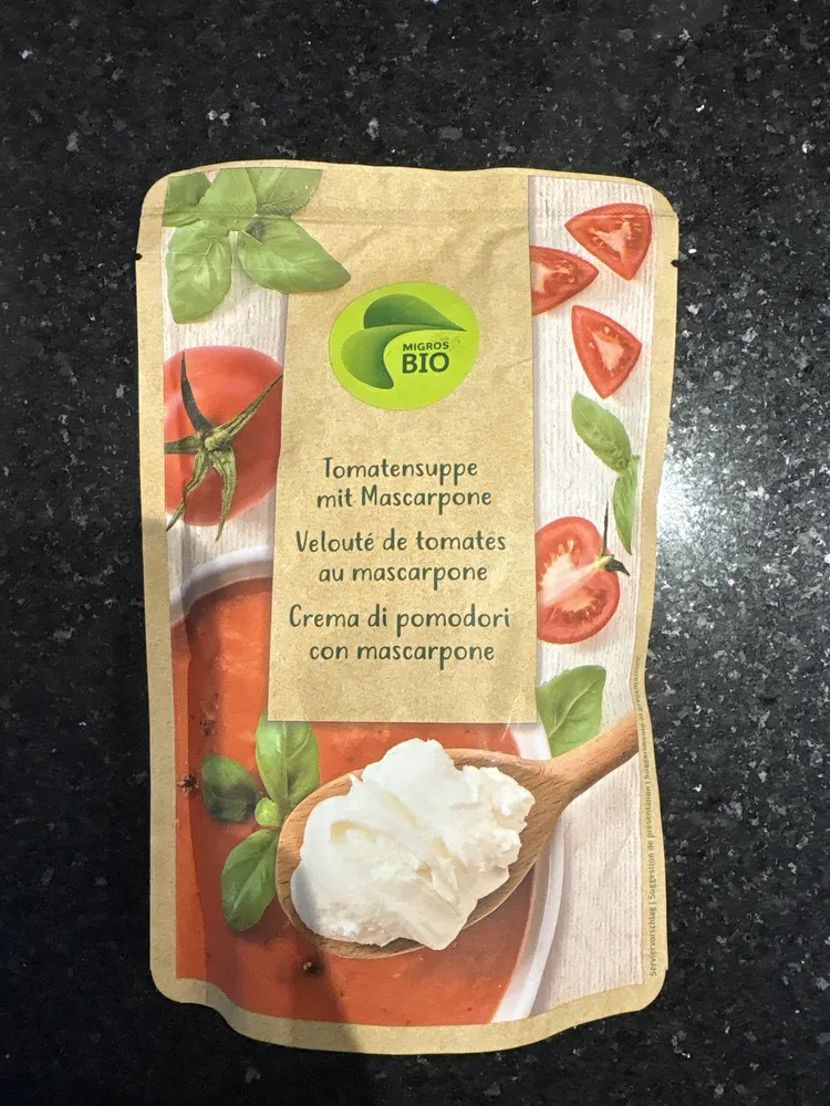 Velouté de tomate au mascarpone