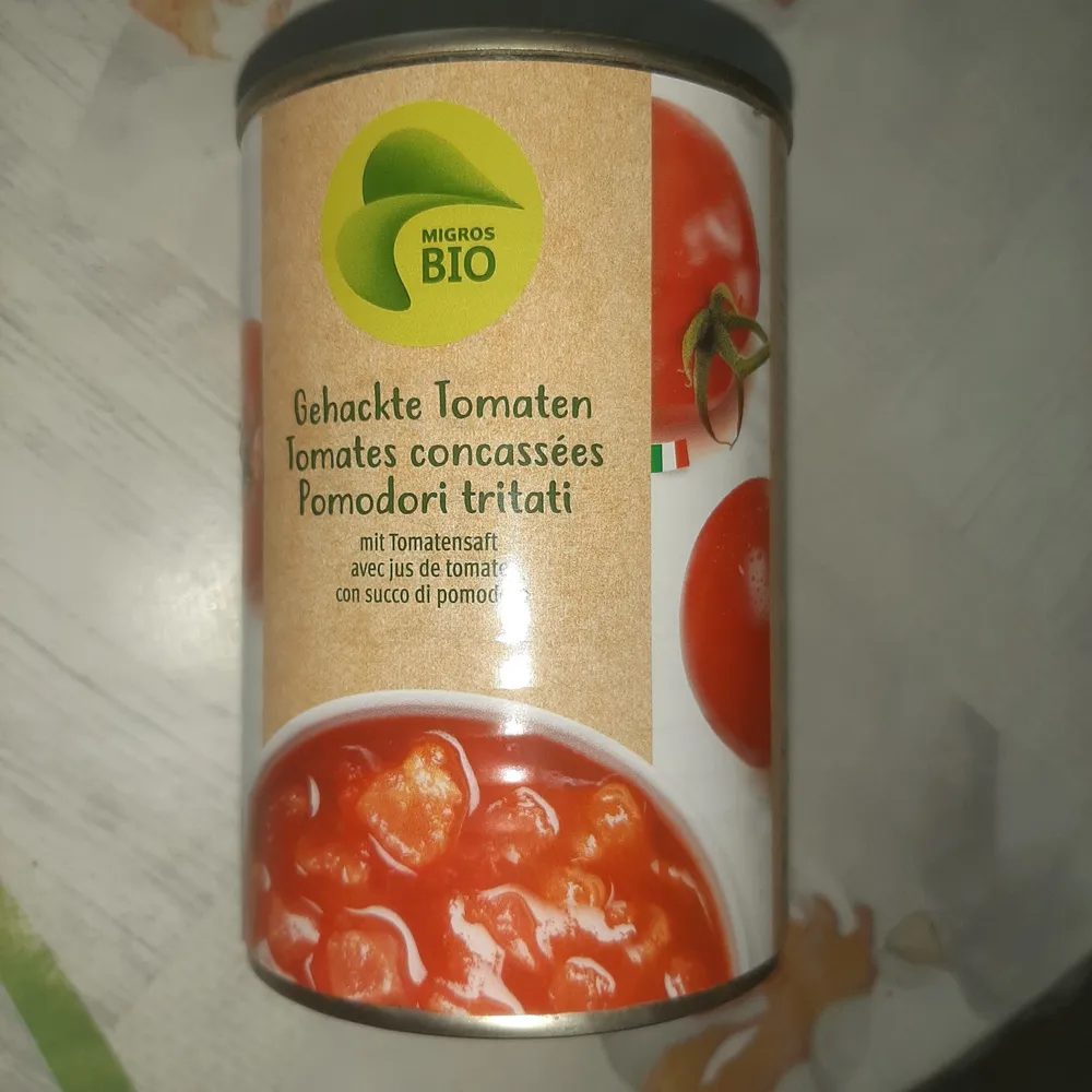 Gehackte Tomaten