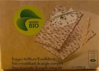 Pane croccante di segale integrale