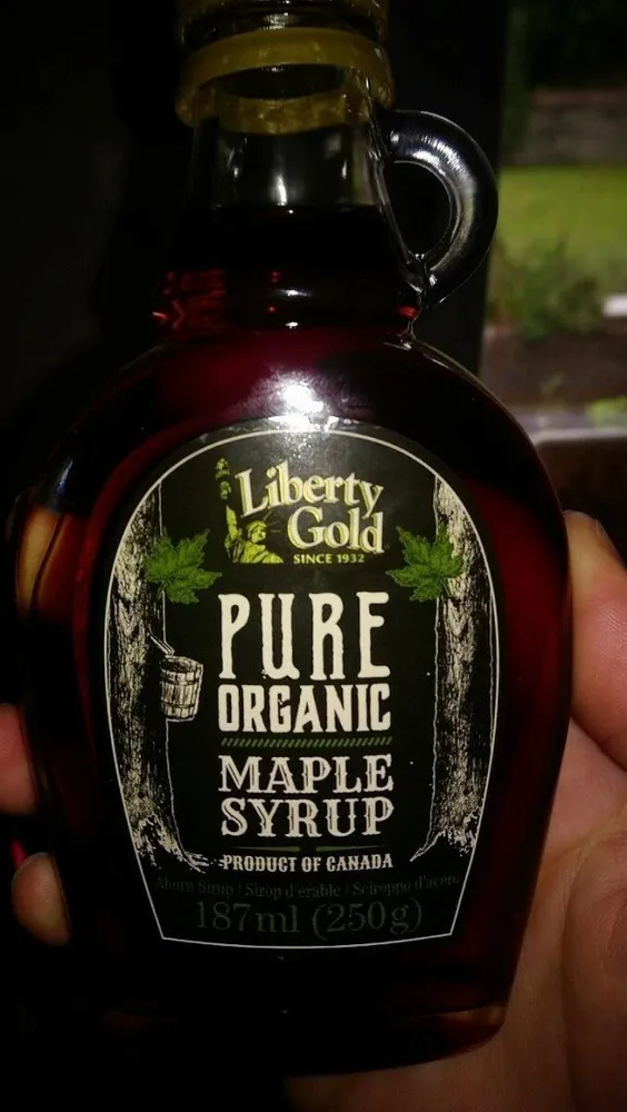 Pure organic maple syrup
