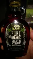 Pure organic maple syrup