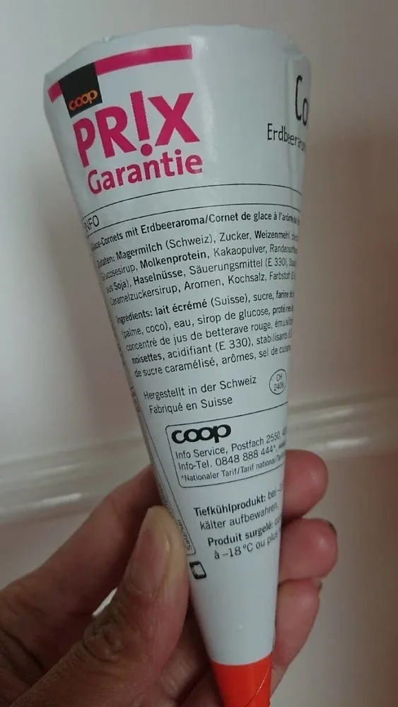 Cornet fraise