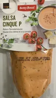 Salsa cinque P Sauce à la crème et à la tomate